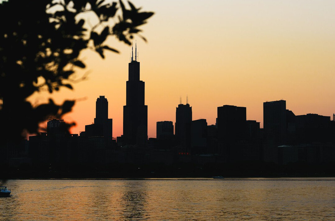 city sunset skyline